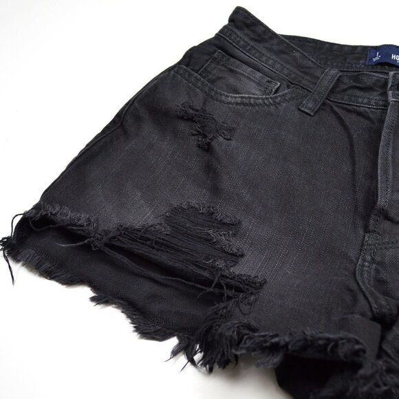 Hollister Hi-Rise Mom Shorts Black 3" - 1/25 - Picture 3 of 6